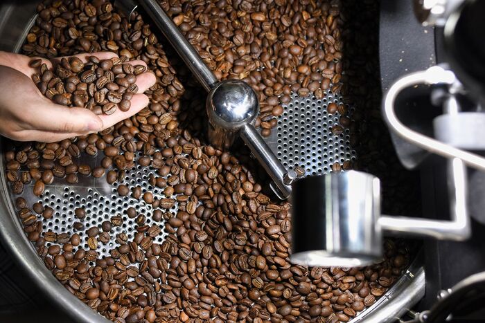 quy trình sản xuất cà phê rang mộc